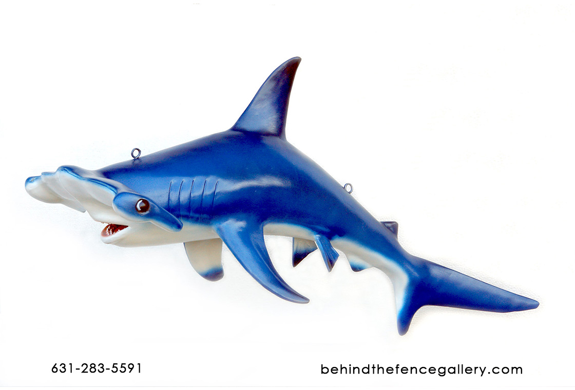 Small Hammer Head Shark Statue