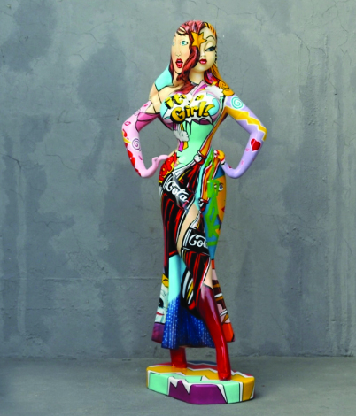 Pop Art Life Size Jessica Statue - Click Image to Close