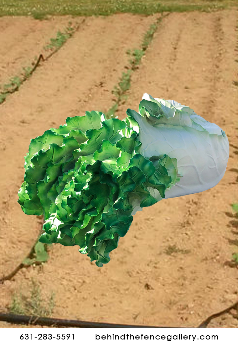 Jumbo Lettuce Statue