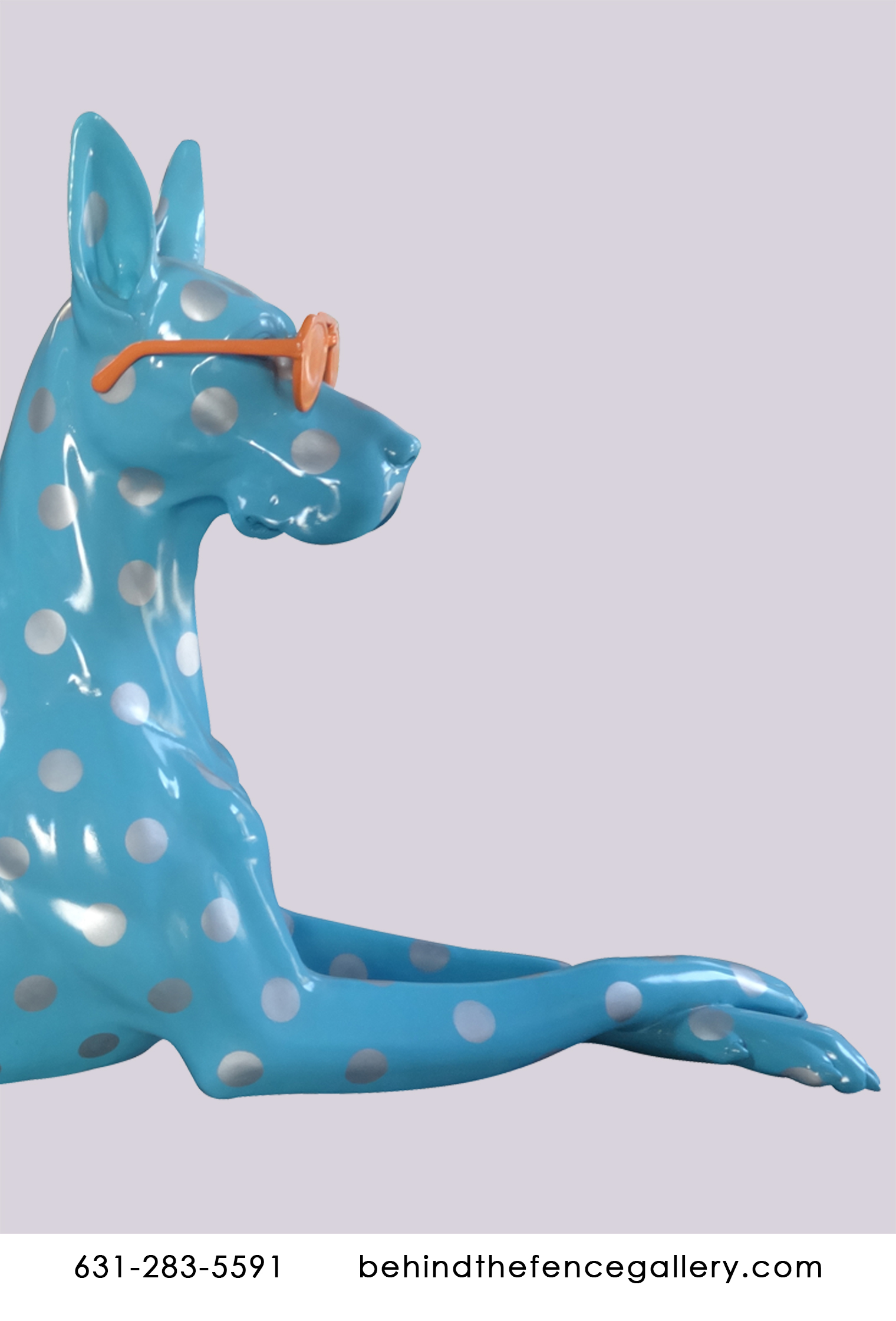Pop Art Great Dane in Shades Statue - Click Image to Close