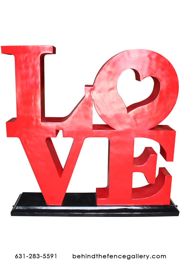 The Love Sign Statue - Click Image to Close