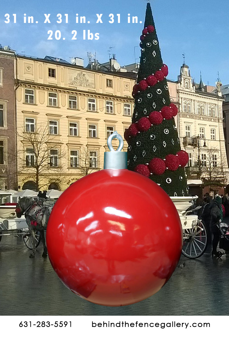 Large Red Ornament