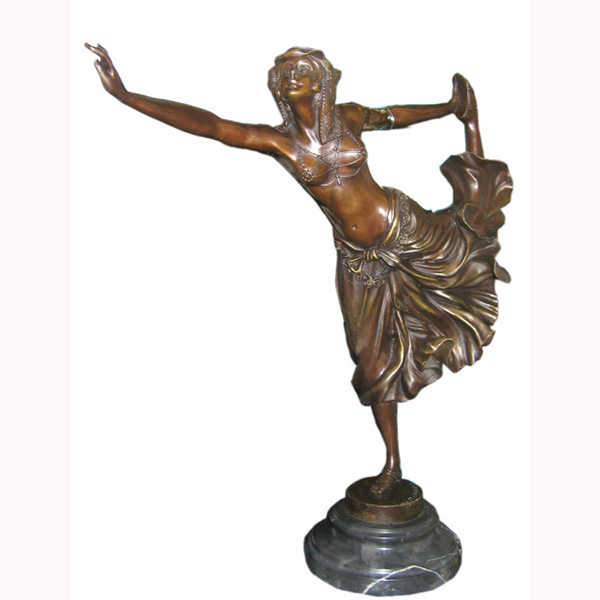 Bronze Deco Girl