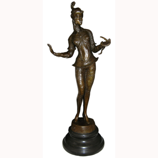 Bronze Deco Girl