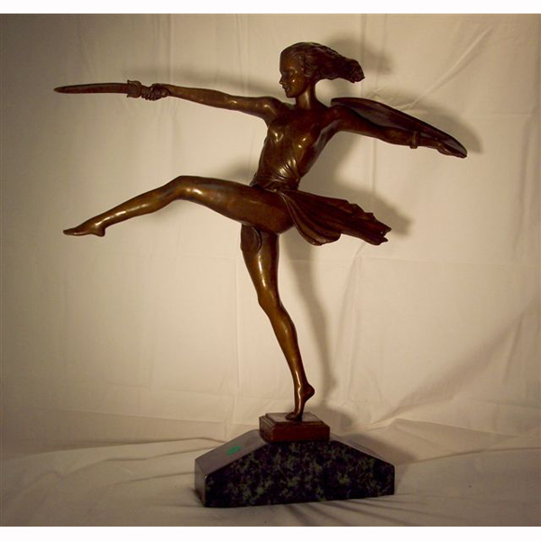 Bronze Woman with Sword