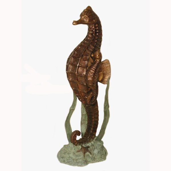 Bronze Seahorse Fountain