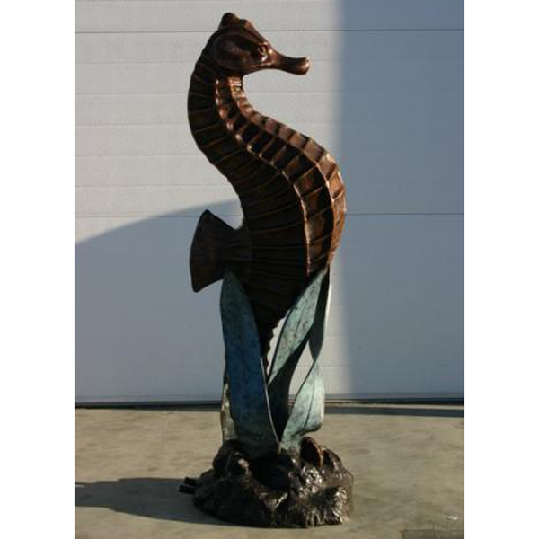 Bronze SeaHorse Fountain Medium