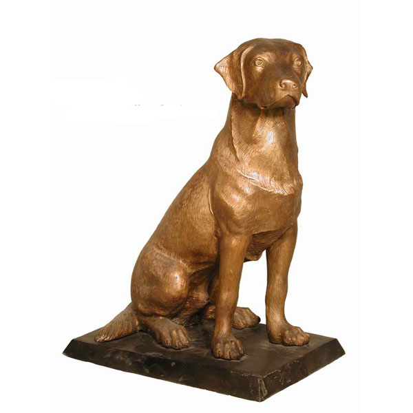 Bronze Labrador Statue