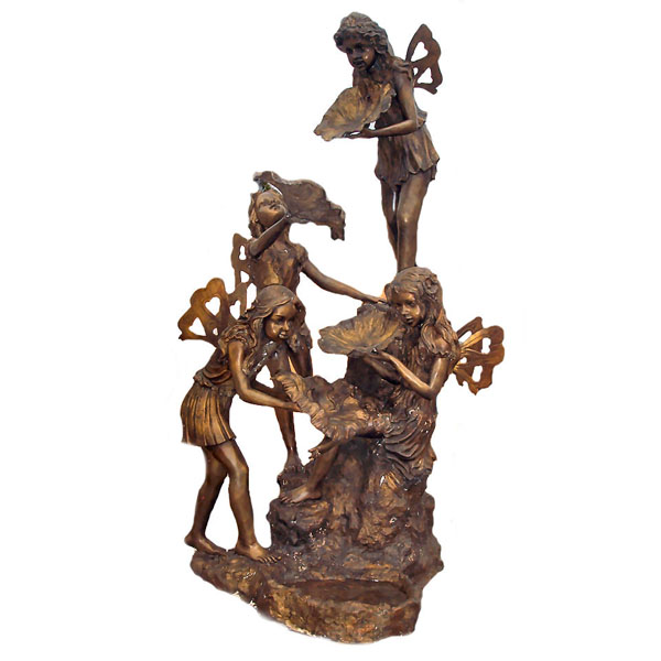 Bronze Fairy Fountain