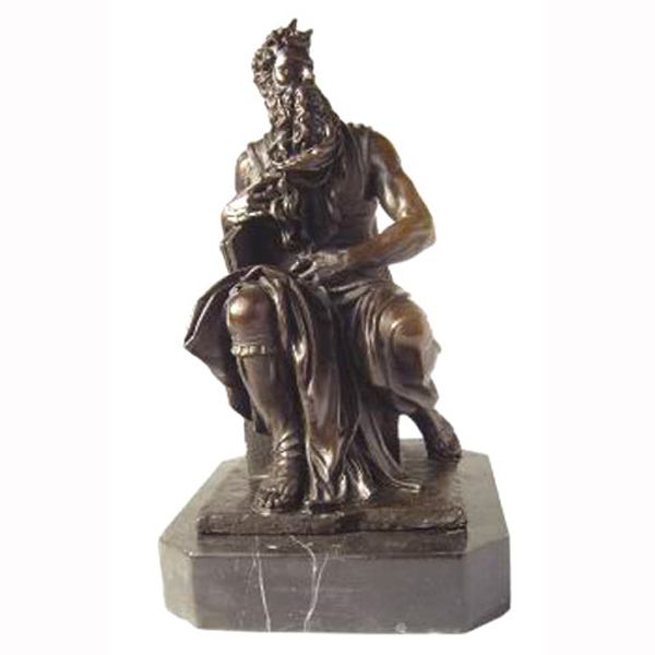 Bronze Zeus with Marble Base