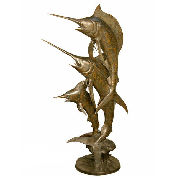 Bronze 3 Sailfish Fountain