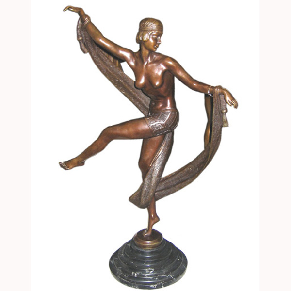 Bronze Deco Girl