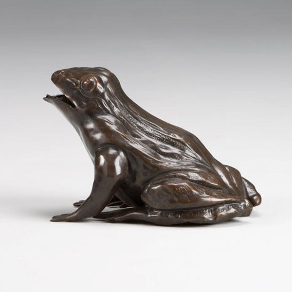 Bronze Frog Fountain