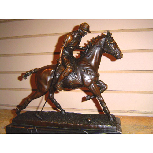 Bronze Polo Player