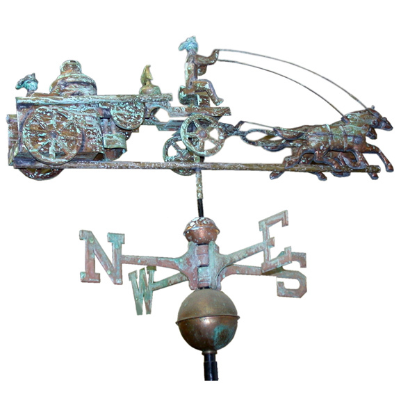 Fire Engine Cooper Weather Vane - Click Image to Close