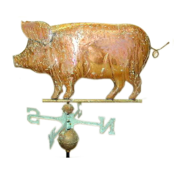 Pig Weather Vane - Click Image to Close