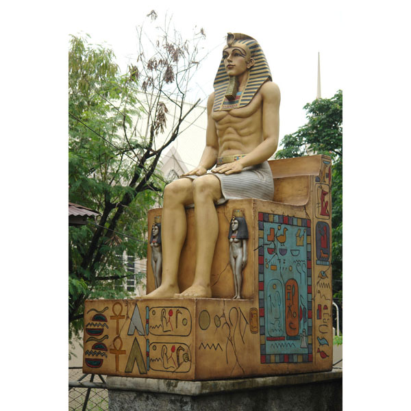 Egyptian Sitting on Throne (Realistic Fin. or Bronze Fin.)