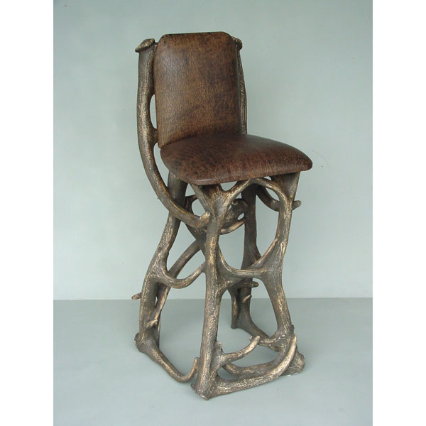 Antler Bar Chair - Click Image to Close