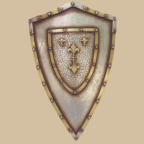 French Fleur De Lis Shield - Click Image to Close
