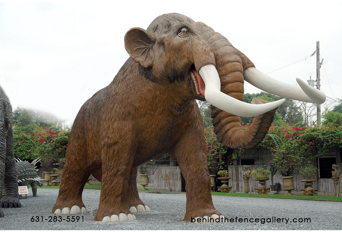 (image for) Life Size Mammoth Statue - Click Image to Close