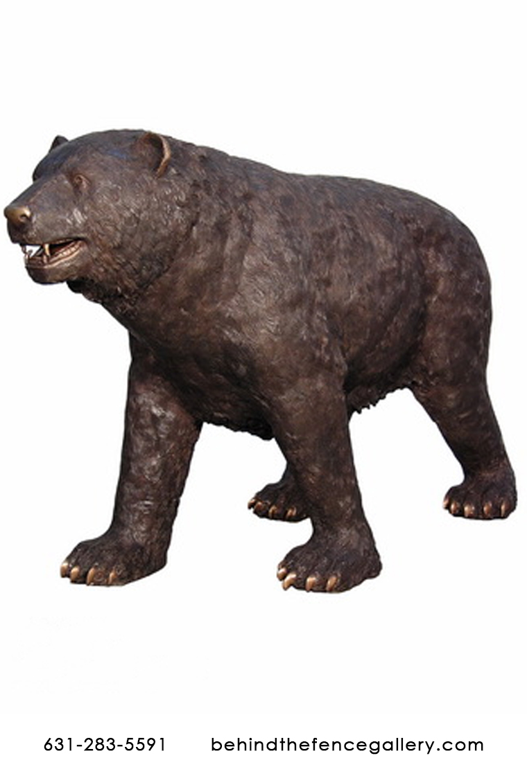 Bronze Bear Statue