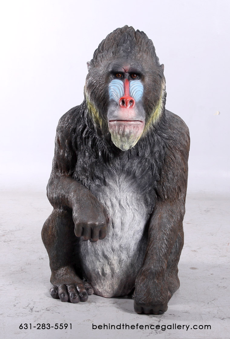 (image for) Mandrill Statue - Click Image to Close