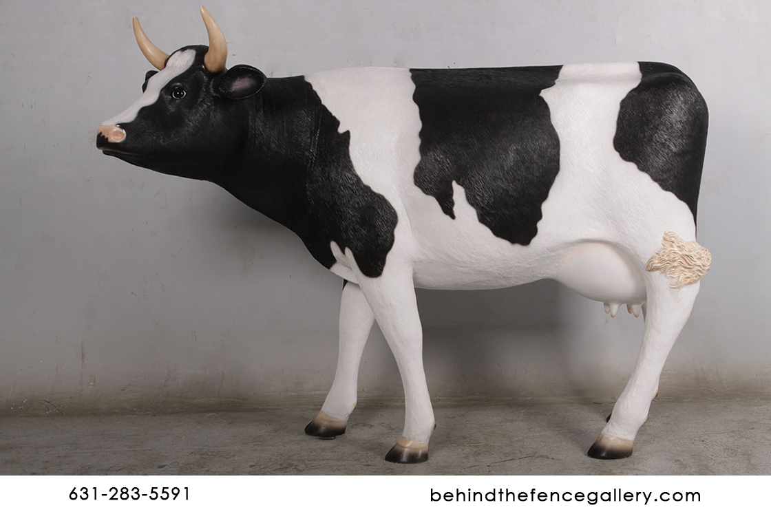 Cow Statue Medium Size Farm Animal Prop