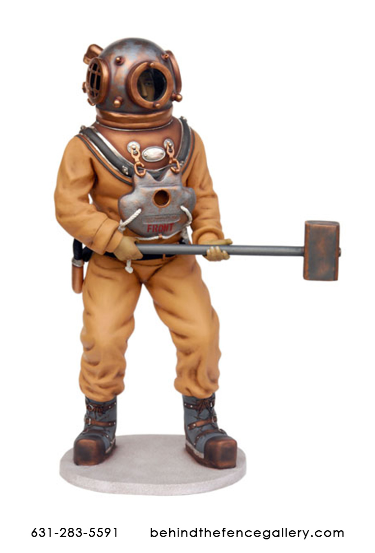 (image for) Deep Sea Diver Statue - Click Image to Close