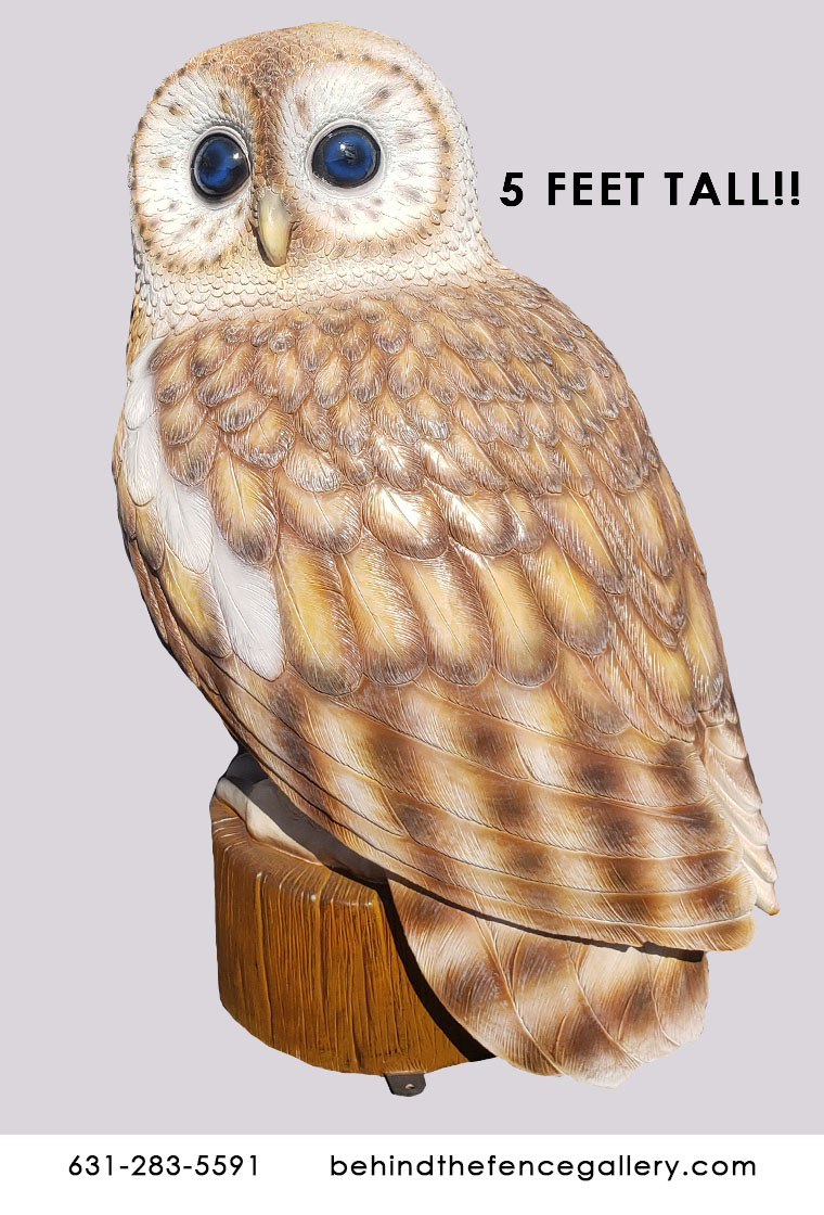 Tawny Owl Statue - 5ft