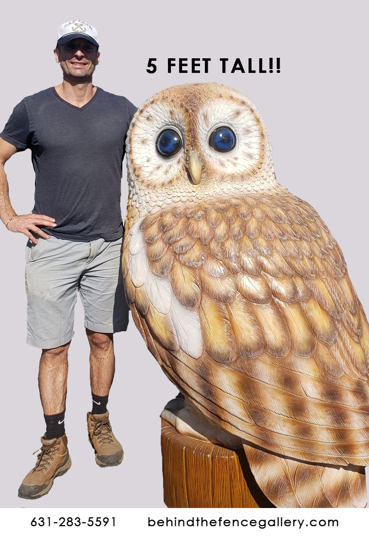 (image for) Tawny Owl Statue - 5ft