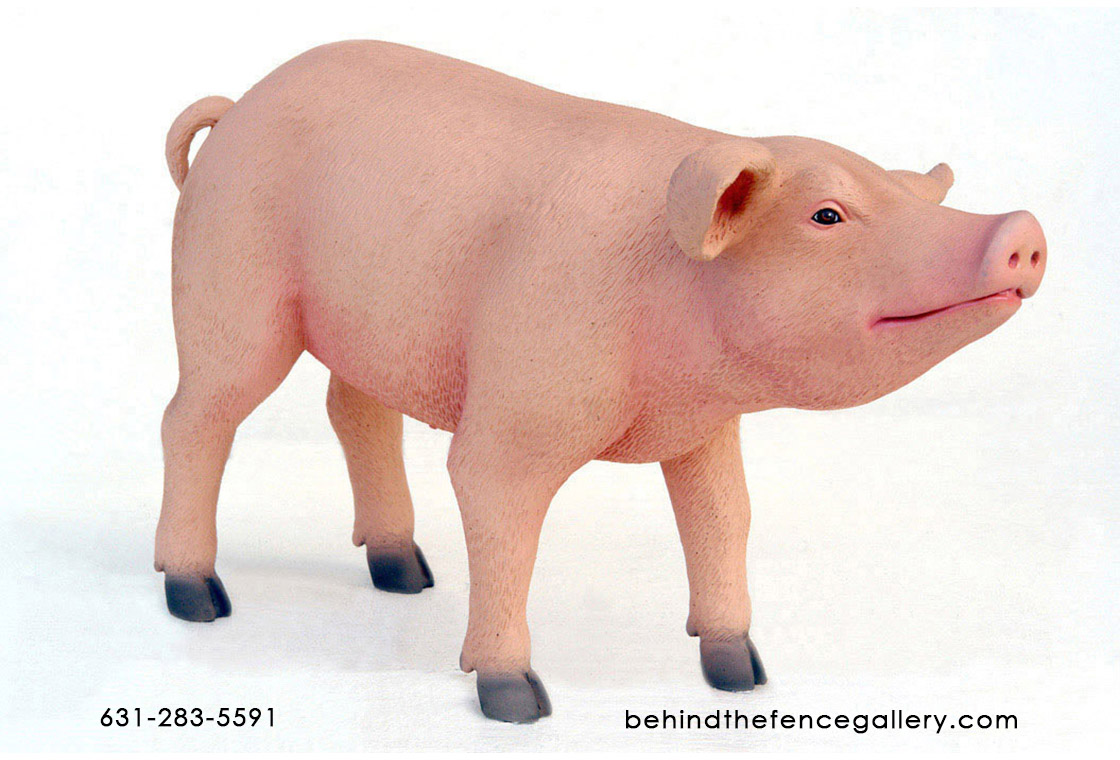 (image for) Pig Standing Statue