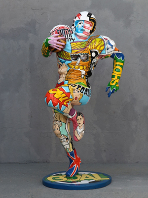 Pop Art Football Player 6ft