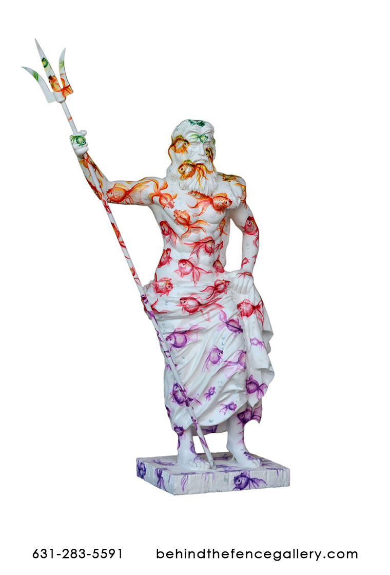 Pop Art Poseidon Statue