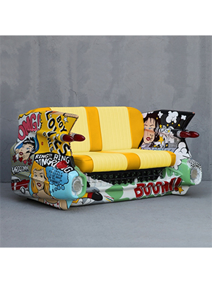 C-Car Sofa Popart