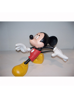 Cautious Mickey Mouse