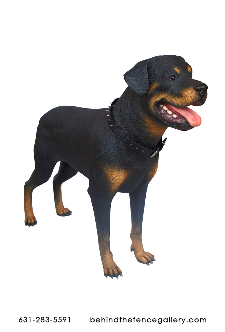 Rottweiler Dog Statue