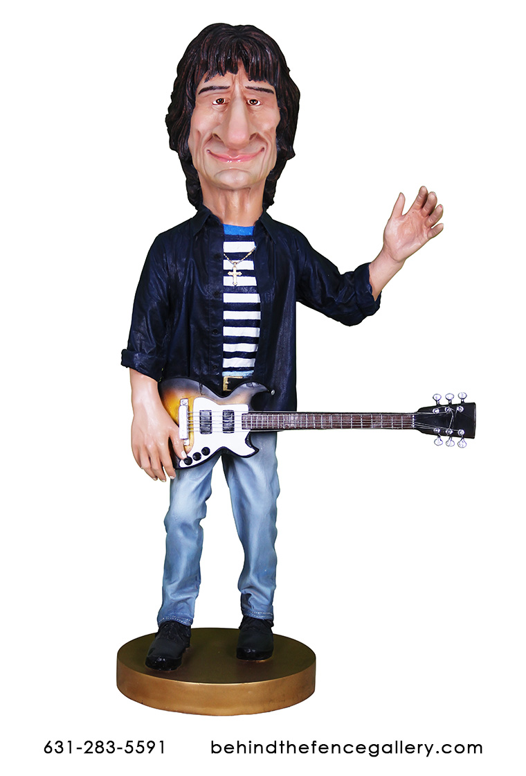 R.Woods Caricature Statue