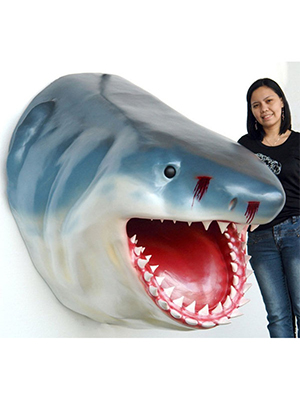 Jumbo Shark Head Wall Mount