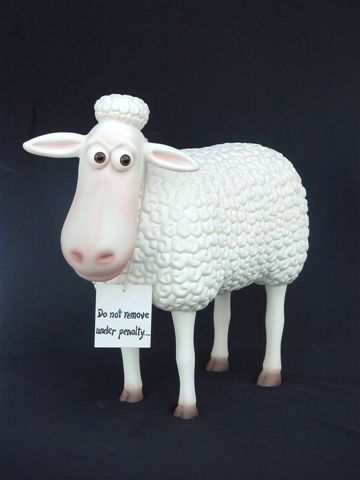 Large Funny Sheep standing