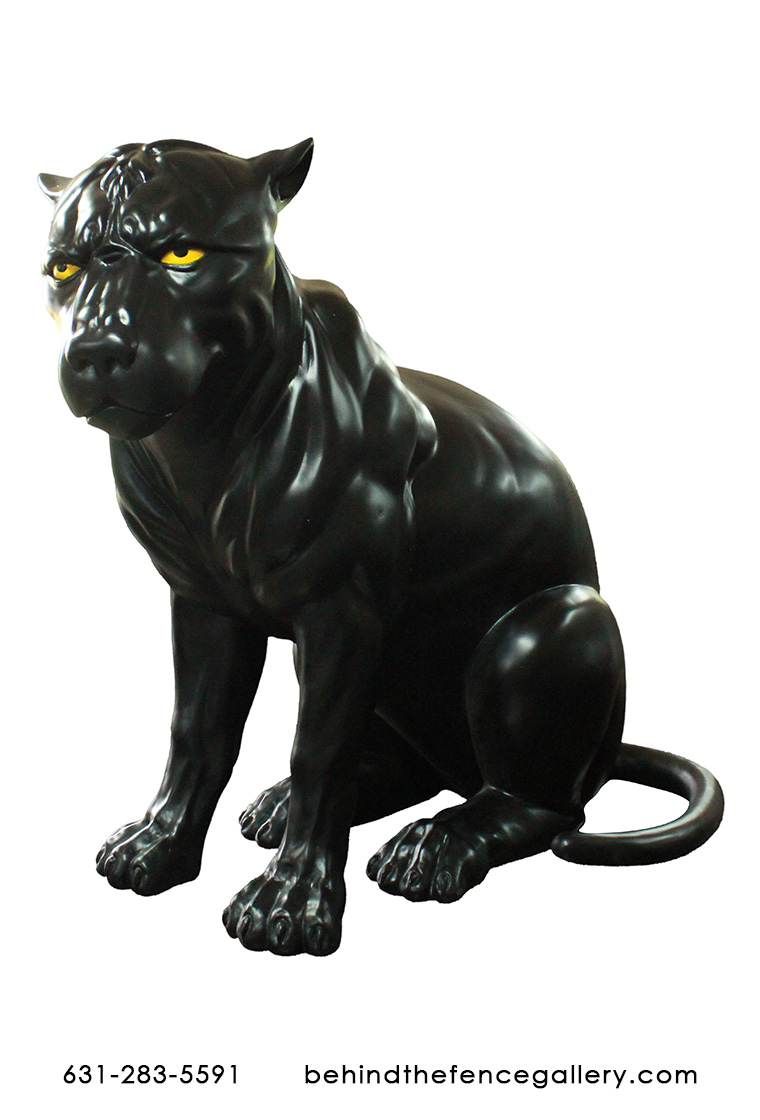 Sitting Puma Statue