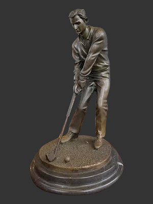 Bronze Small Golfer