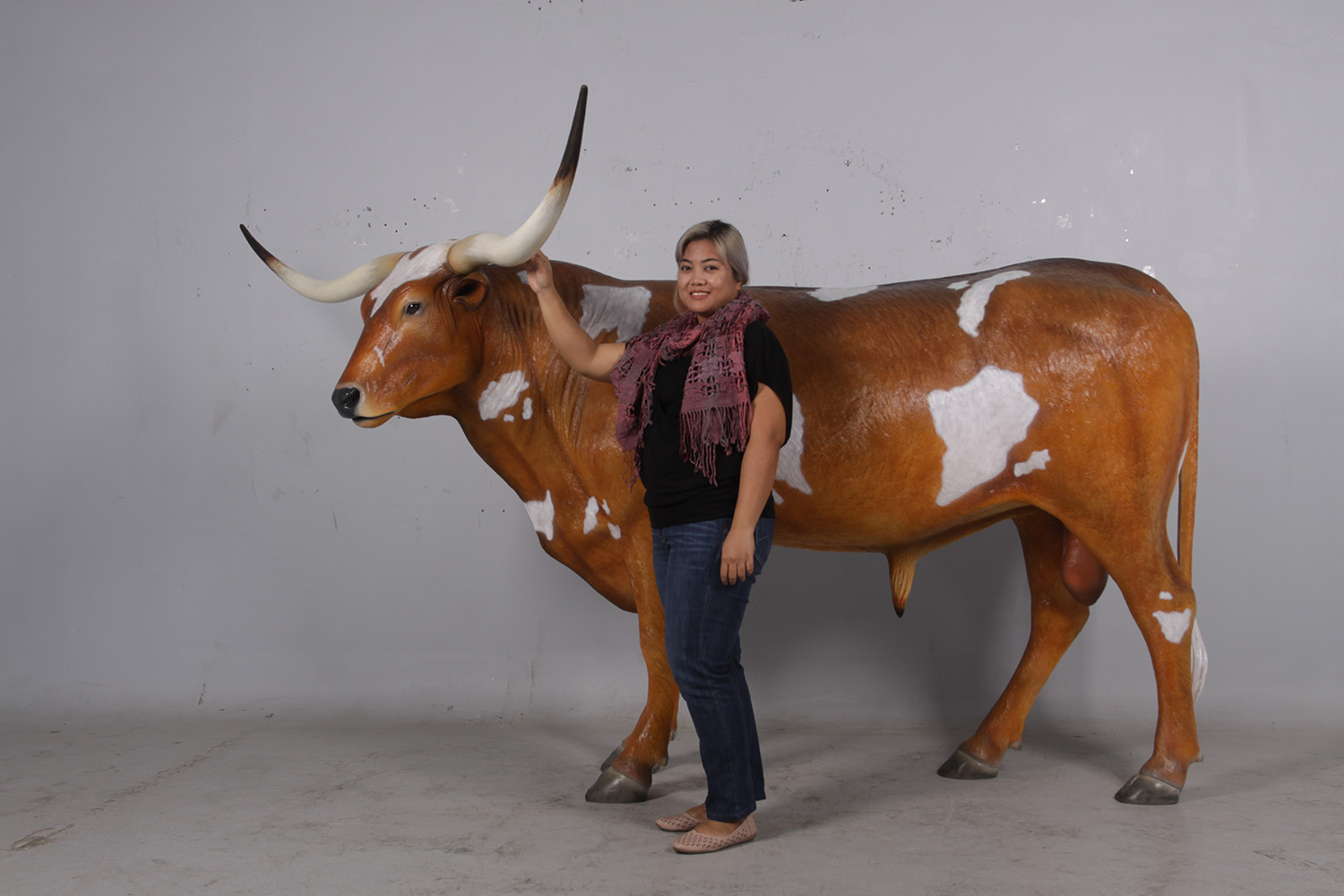 (image for) Texas Longhorn Steer Statue