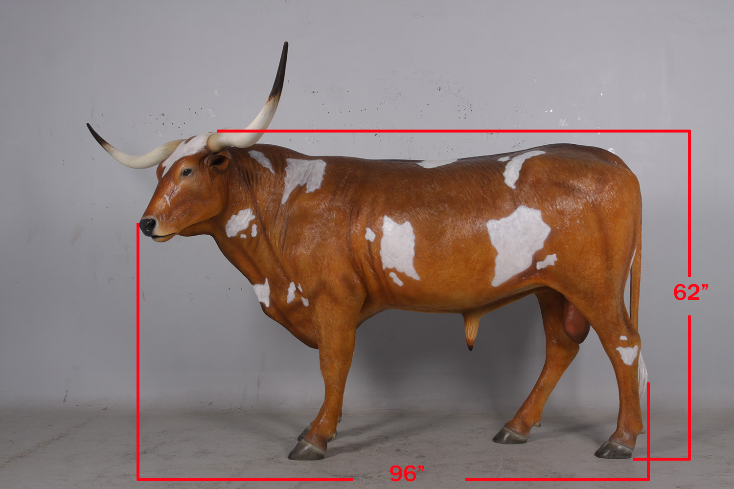 (image for) Texas Longhorn Steer Statue