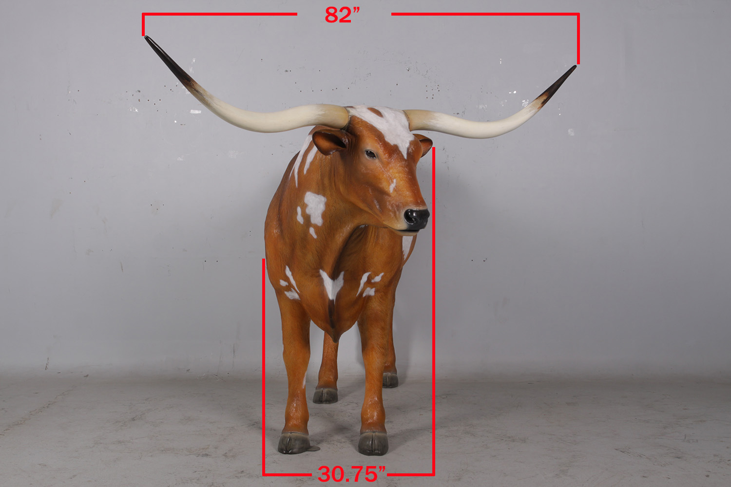 (image for) Texas Longhorn Steer Statue