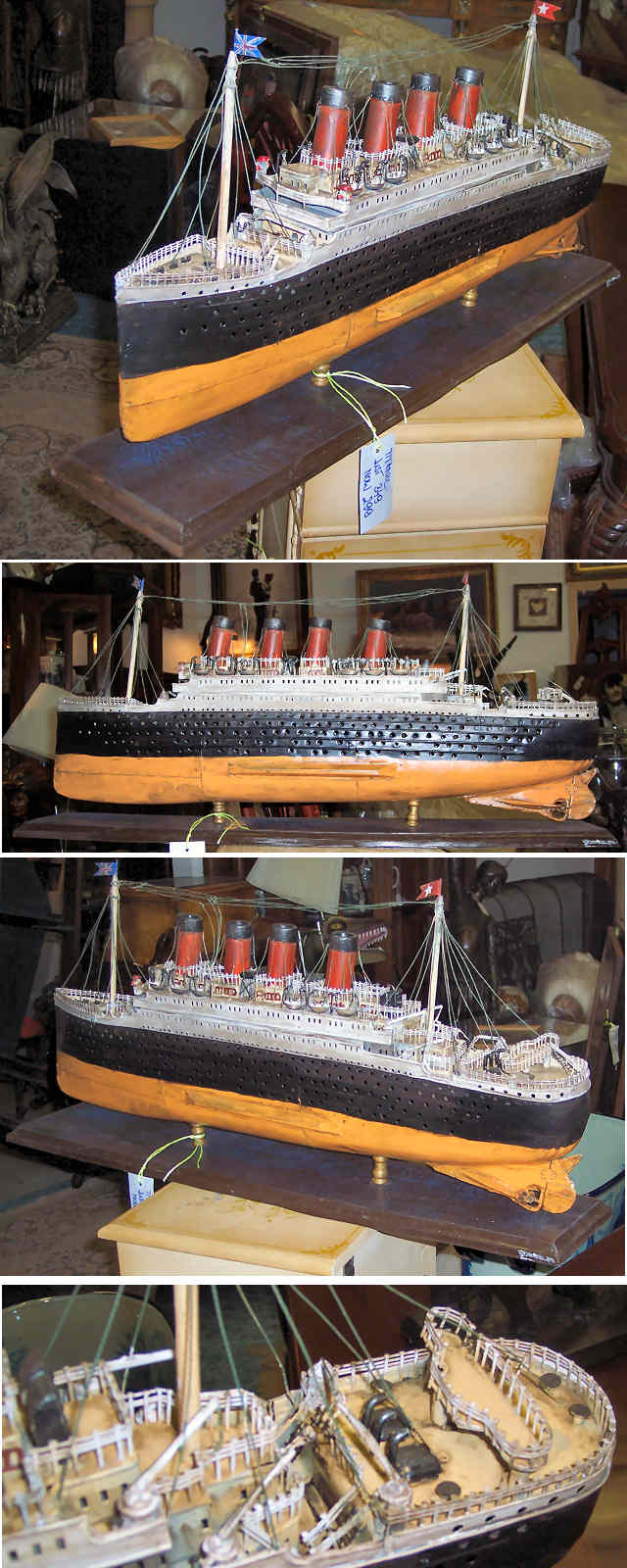 Tin Model of "Titanic"