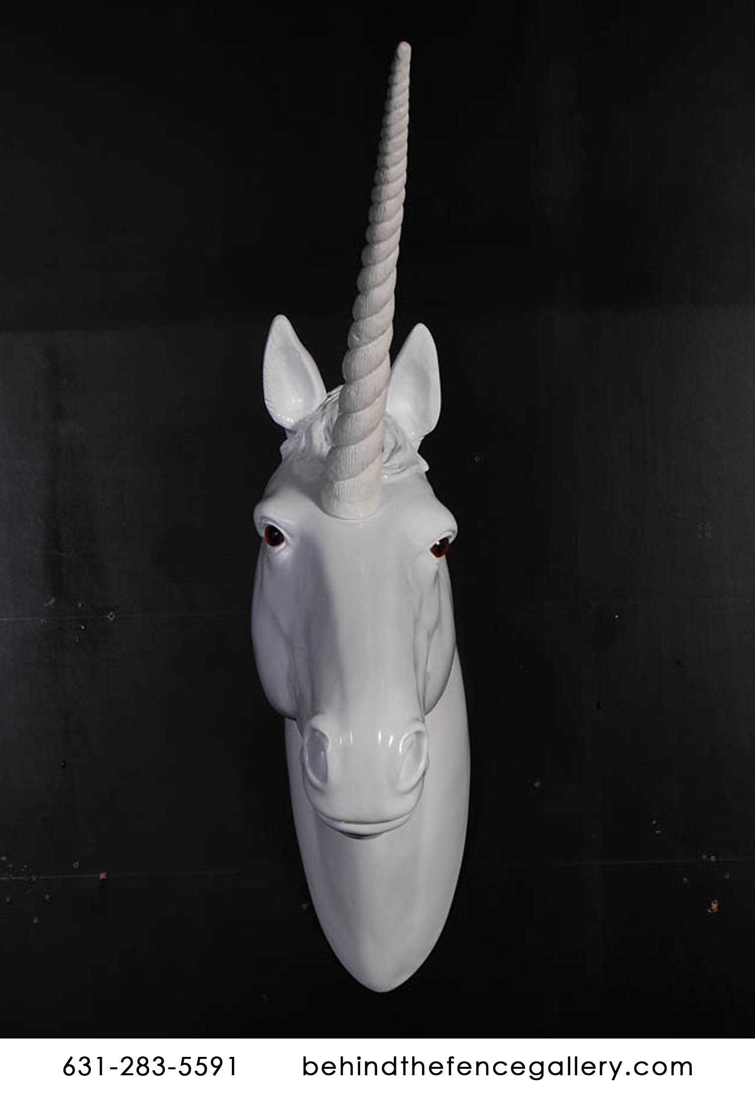 (image for) Unicorn Head Wall Mount Statue