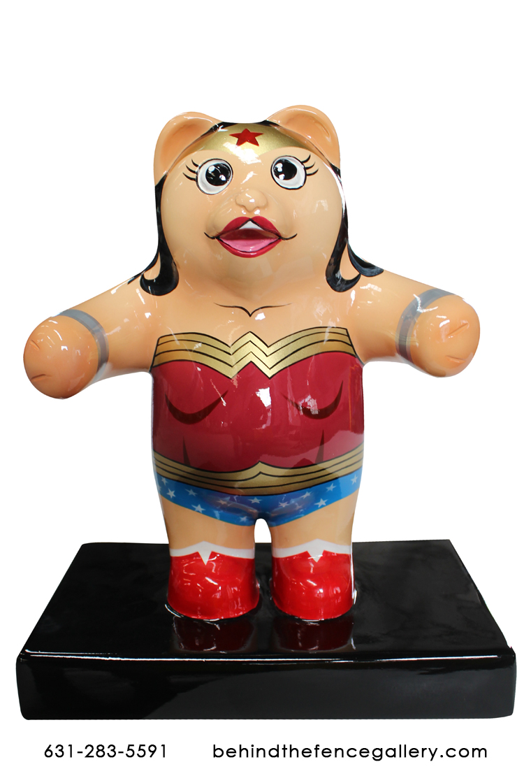 Mini Pop Art Super Hero Girl Gummy Bear - Click Image to Close